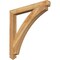 Ekena Millwork Thorton Arts & Crafts Rough Sawn Bracket, Western Red Cedar, 4"W x 40"D x 40"H BKT04X40X40THR03RWR - alternate 1